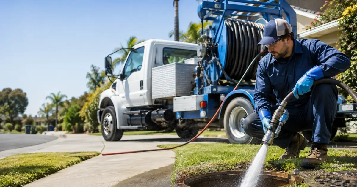 Hydro jet sewer cleaning Moss Beach