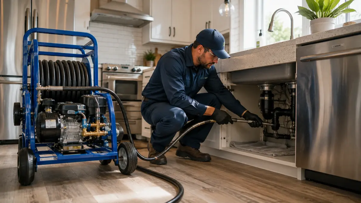Kitchen Drain Hydro Jetting in Moss Beach